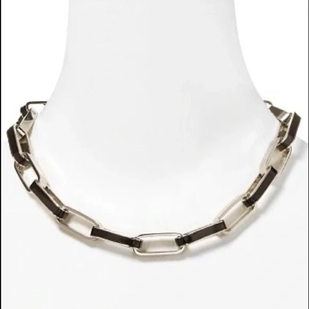 Marc by Marc Jacobs Enamel chain link necklace 18”